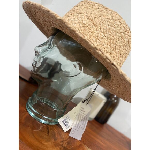 NWT $102 Will + Bear Hat Co. Men’s & Women’s Straw Hat Size Large